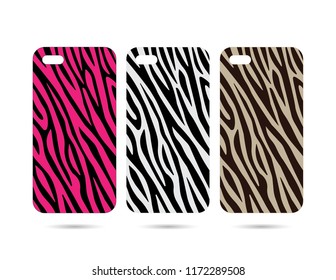 Decorative Zebra Skin Pattern, Phone Case Designs