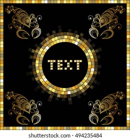 Decorative zodiac sign Cancer. Horoscope and astrology (astronomy)-symbol. Vector illustration.