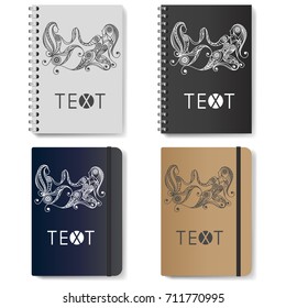 Decorative zodiac sign Gemini. Horoscope and astrology (astronomy)-symbol. Vector illustration.