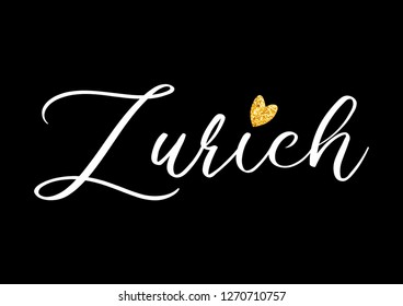 Decorative Zurich Text