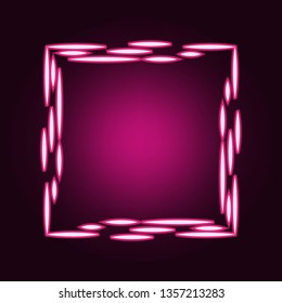 Decorativeframe and border neon icon. Elements of Frame set. Simple icon for websites, web design, mobile app, info graphics