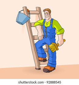 Decorator Painter Silhouette