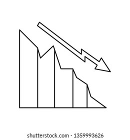 decrease diagram chart business