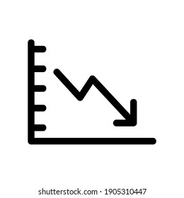 decrease icon or logo isolated sign symbol vector illustration - high quality black style vector icons
