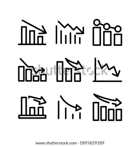 decrease icon or logo isolated sign symbol vector illustration - Collection of high quality black style vector icons
