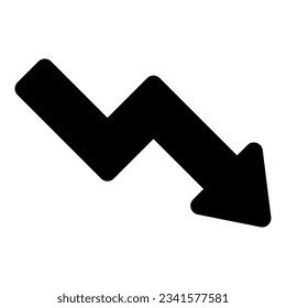 decrease icon vector illustration asset element