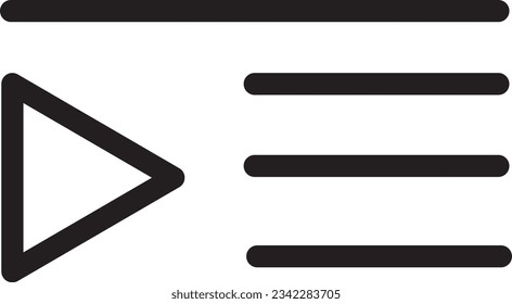 Decrease Indent Text Outline Icon