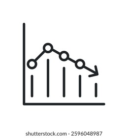 Decrease thin line icons. Perfect pixel on transparent background