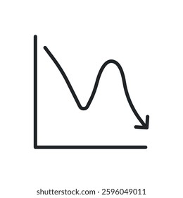 Decrease thin line icons. Perfect pixel on transparent background