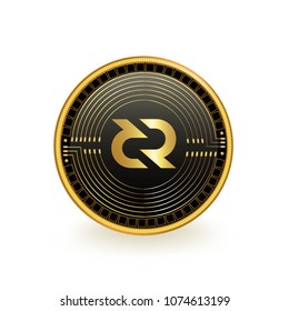 DeCred Cryptocurrency Coin Isolated