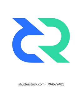 Decred (DCR) logo icon. Cryptocurrency / Altcoin. 