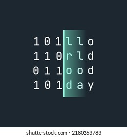Decryption Process from Encrypted Data in Computer Cryptography Concept Vector Flat Illustration