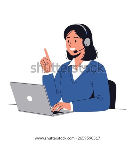 Dedicated customer service agent assisting clients with inquiries through efficient communication channels
