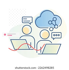 Dedicated Service and Operations Team - Stock Icon as EPS 10 File
