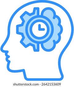 Dedication Icon Blue Color Vector Illustration