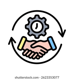 Elemento de ícone de dedicação para design