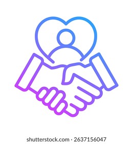 Dedication Icon Element For Design