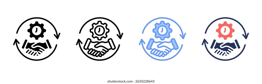 Dedication icon sheet multiple style collection