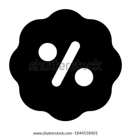 A deduction or reduction, vector of discount coupon 