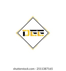 DEE Logo Design, Inspiration for a Unique Identity. Modern Elegance and Creative Design. Watermark Your Success with the Striking this Logo.