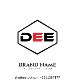 DEE Logo Design, Inspiration for a Unique Identity. Modern Elegance and Creative Design. Watermark Your Success with the Striking this Logo.