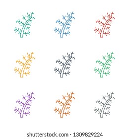 deel icon white background. Editable line deel icon from agriculture. Trendy deel icon for web and mobile.