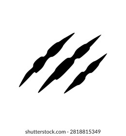 Deep Animal Claw Scratch Slash Mark Symbol