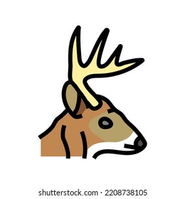 deep animal zoo color icon vector. deep animal zoo sign. isolated symbol illustration