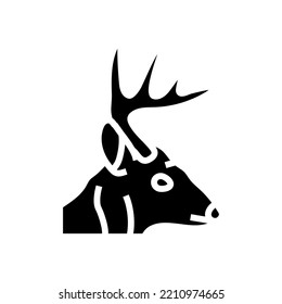 deep animal zoo glyph icon vector. deep animal zoo sign. isolated symbol illustration