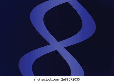 A deep blue abstract background with flowing, overlapping curves and subtle gradient effects.