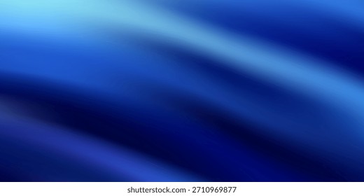Fundo abstrato azul profundo da onda da seda