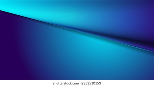 Deep blue abstract smooth glossy background. Vector design