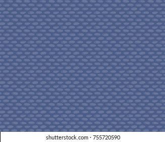 Deep blue abstract textile texture vector illustration. Simple seeds seamless pattern. 