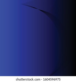 Deep blue art abstract technology vector background, template, 3d lines concept