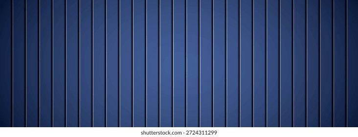 A deep blue background featuring vertical pinstripes and a subtle dark vignette for shadow effect