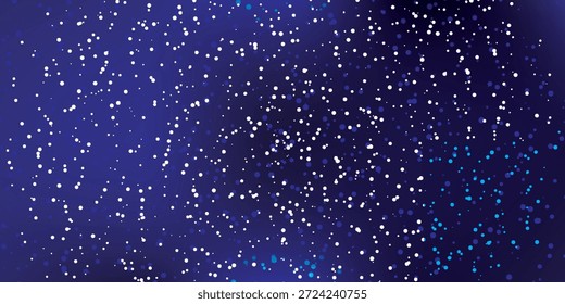 Un fondo azul profundo con numerosos puntos blancos Pequeños que se asemejan a las estrellas en un cielo nocturno.
