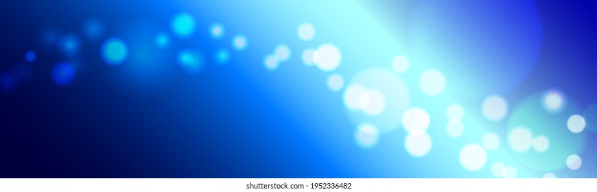 deep blue banner vector with glowing white lights, bokeh lights, design element, presentation, poster, advertisement banner, stylish luxury feel, Linkedin banner, Facebook cover, digital marketing