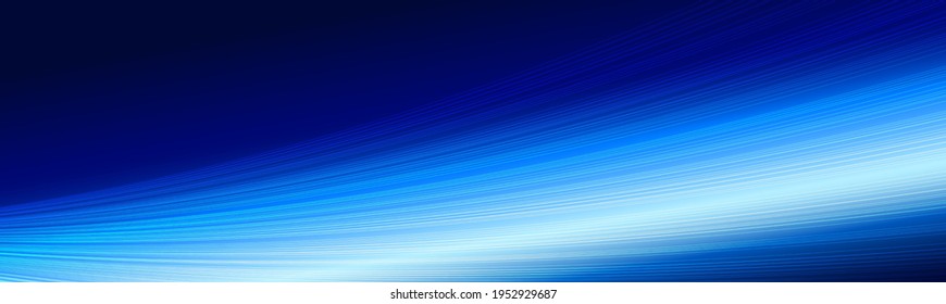 deep blue banner vector with glowing rays and lines of white blurred light vector, waves vector, bokeh lights, advertisement banner, stylish luxury feel, Linkedin banner, Facebook cover, webinar
