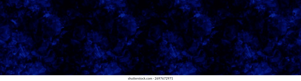 Deep Blue and Black Abstract Ink Wash Texture. Abstract Grunge Wallpaper in Navy blue. Deep Blue Abstract Seamless Texture Background