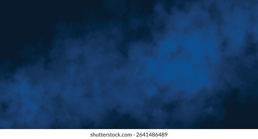 Deep Blue and Black Smoky Fog Texture with Ethereal Haze Elements

