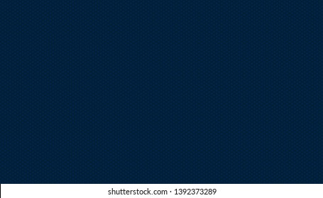 Deep blue color vector seamless hexagon grid pattern with dimensional texture background.