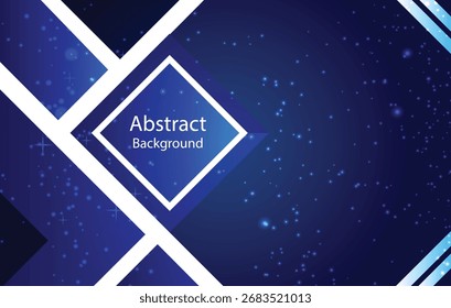 Fundo abstrato corporativo azul profundo com formas geométricas