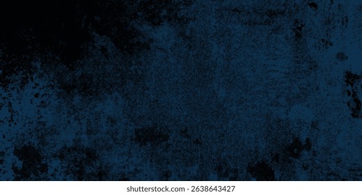 Deep Blue Grunge Wall Texture Background Ideal for Music Album Covers and Cinematic Posters


