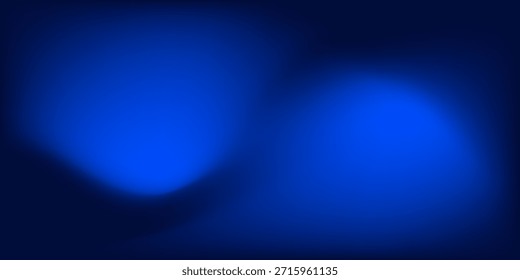Tiefe blaue Meer Farbverlauf Tapete. Abstrakter, tiefdunkler, marineblauer Unterwasserhintergrund. Design des Nachthimmels und der Tiefwasseroberfläche. Unscharfer Hintergrund für Präsentation, Broschüre, Poster, Banner. Vektorgrafik