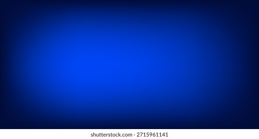 Deep blue ocean gradient wallpaper. Abstract deep dark navy underwater background. Night sky and deep water surface design. Blur sea backdrop for presentation, brochure, poster, banner. Vector