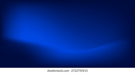 Papel de parede de gradiente azul profundo do oceano. Abstrato fundo subaquático profundo da marinha escura. Céu noturno e projeto de superfície de águas profundas. Plano de fundo do mar borrado para apresentação, folheto, cartaz, banner. Vetor