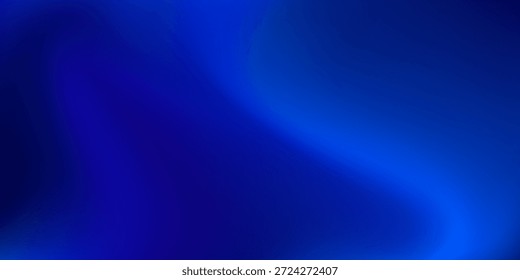 Tiefe blaue Meer Farbverlauf Tapete. Abstrakter, tiefdunkler, marineblauer Unterwasserhintergrund. Design des Nachthimmels und der Tiefwasseroberfläche. Unscharfer Hintergrund für Präsentation, Broschüre, Poster, Banner. Vektorgrafik