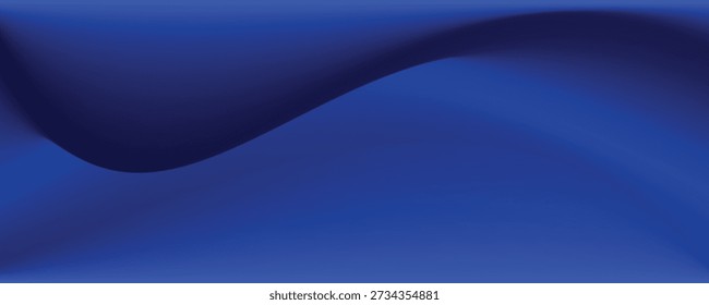 Papel de parede azul profundo do gradiente do oceano. Fundo marinho escuro abstrato subaquático. Céu noturno e design de superfície de águas profundas. Borrão fundo do mar para apresentação, folheto, cartaz, banner. Vetor