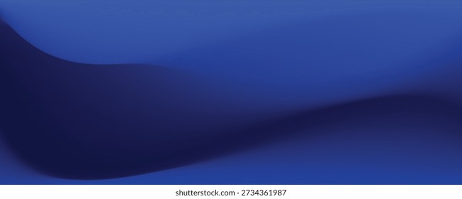 Deep blue ocean gradient wallpaper. Abstract deep dark navy underwater background. Night sky and deep water surface design. Blur sea backdrop for presentation, brochure, poster, banner. Vector