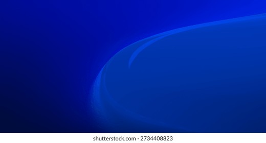 Deep blue ocean gradient wallpaper. Abstract deep dark navy underwater background. Night sky and deep water surface design. Blur sea backdrop for presentation, brochure, poster, banner. Vector